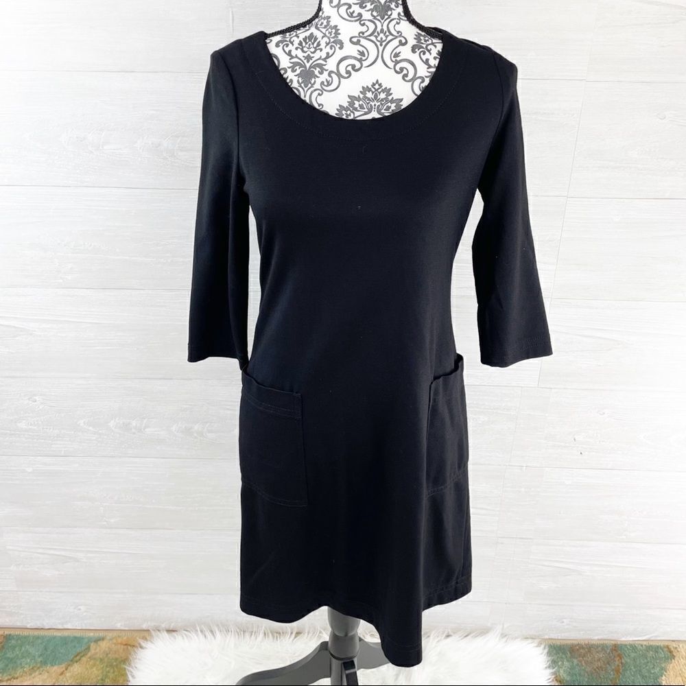 Kate Spade New York 3/4 Sleeves Pocket Ponte Shift Dress